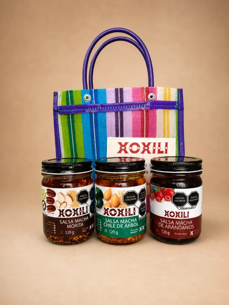 Kit de 3 salsas machas de 120 grs cu.