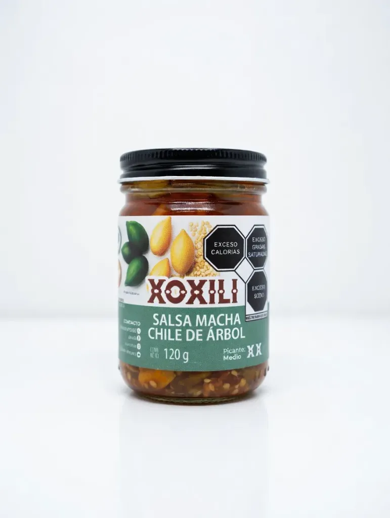 SALSA MACHA DE CHILE DE ARBOL 120 gr